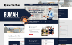 Rumah – Construction Theme Elementor Template Kit