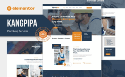 Kangpipa – Plumbing Services Elementor Template Kit