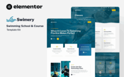 Swimery – Swimming School & Course Elementor Template Kit