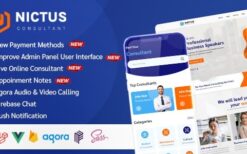 Nictus Consultation (v1.1.5) Complete online appointment booking solution with flutter mobile app & laravel