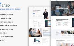 Enzio (v1.2.3) Responsive Business WordPress Theme