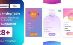 BWD Pricing Table for elementor v1.0