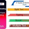 BWD Animated Heading for elementor v1.0