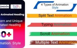BWD Animated Heading for elementor v1.0