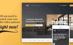 Vipo (v1.1.5) Audio / Video Podcast & Vlog WordPress Theme
