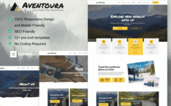 Aventoura – Travel & Tour Agency Elementor Template Kit