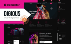 Digious – Virtual Reality Services Elementor Template Kit