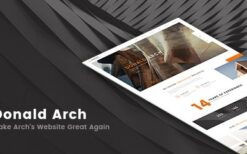 Donald Arch (v1.2.2) Creative Architecture WordPress Theme