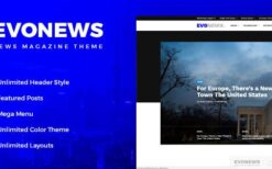 Evonews v2.0 NewsMagazine WordPress Theme