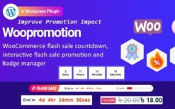 Woopromotion v1.0.7 WooCommerce product promotion sale countdown and Badge Manager