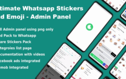 Whatsapp Telegram Signal Stickers and Animated Stickers v4.0 Admin Panel