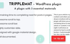 Tripplemat WordPress Plugin v1.3