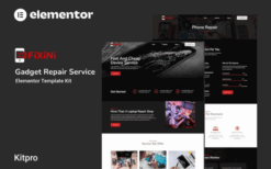Fixini – Gadget Repair Service Elementor Template Kit