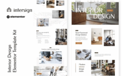 InterSign – Interior Design & Architecture Elementor Template Kit