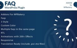 Faq v1.0 Addons for WPBakery Page Builder WordPress Plugin