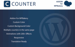 Counter v1.0 Addons for WPBakery Page Builder WordPres Plugin
