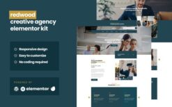 Redwood – Creative Agency Business Elementor Pro Template Kit