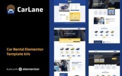 CarLane – Car Rental Elementor Template Kit