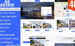 ReEstate v2.6.1 Real Estate with MLS IDX Listing Realtor Theme