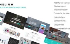 Helium (v1.2.3) 10 in 1 Marketing WordPress Theme