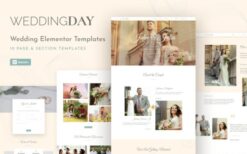 WeddingKit – Invite & Gallery Event Elementor Template Kit