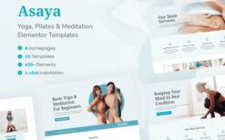 Asaya – Yoga & Meditation Elementor Kit