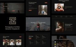 Zenin – Photography & Portfolio Elementor Template Kit