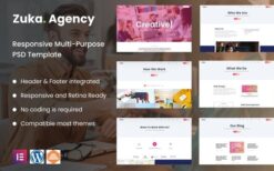 Zuka-Agency – Creative Portfolio & Agency Template Kit
