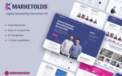 Marketolds – Digital Marketing Elementor Template Kit
