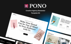 Pono – Creative Agency Elementor Template Kit
