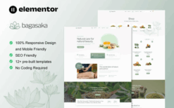 Bagasaka – Ayurveda Treatment & WooCommerce Store Elementor Pro Template Kit