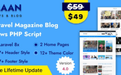 Maan (v4.0) News Laravel Magazine Blog & News PHP Script