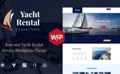Yacht Rental (v2.1.0) Boat Services WordPress Theme
