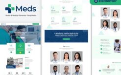 Meds – Health & Medical Elementor Template Kit