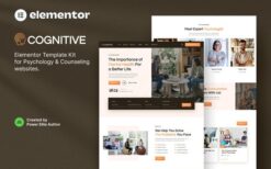 Cognitive – Psychology & Counseling Elementor Template Kit