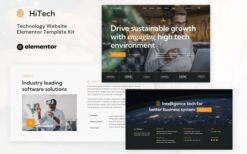 HiTech IT Solutions & Services Elementor Template Kit