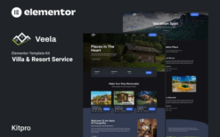 Veela – Vacation Rental & Resort Elementor Template Kit