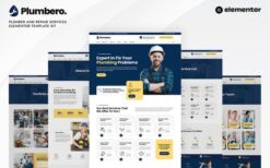 Plumbero – Plumber & Repair Services Elementor Template Kit