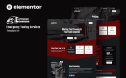 Autowing – Emergency Towing Service Elementor Template Kit