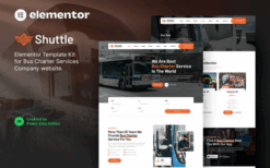 Shuttle – Bus Charter Service & Transport Company Elementor Template Kit