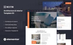 Nextin – Architecture & Interior Elementor Template Kit