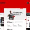 D-Shirt – T Shirt Design & Printing Elementor Pro Full Site Template Kit