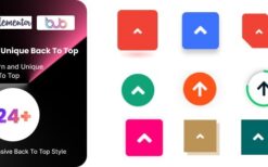 BWD Unique Back to Top addon for elementor v1.0