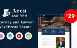 * Aeen v1.8.1 – Attorney and Lawyer WordPress Theme