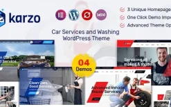 Karzo (v1.7) Car Service & Washing WordPress Theme