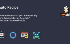Auto Recipe (v1.0.4) Automatic Recipe Posts Generator Plugin for WordPress