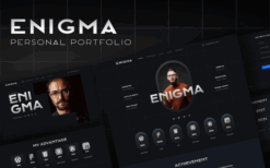 Enigma – Personal Portfolio Elementor Template Kit