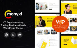 Monyxi (v1.1.8) ICO Cryptocurrency Trading Business Coach WordPress Theme