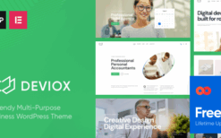 Deviox v2.3.0 A Trendy Multi-Purpose Business WordPress Theme