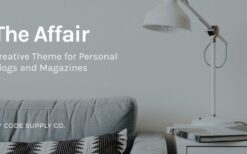 The Affair (v3.5.9) Creative Theme for Personal Blogs and Magazines